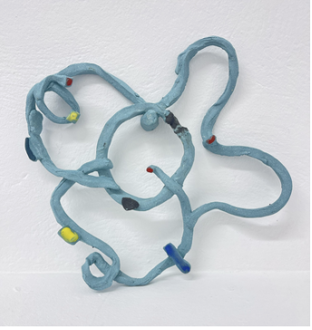 Wind, 2024 - Keramik - 30 x 30 cm